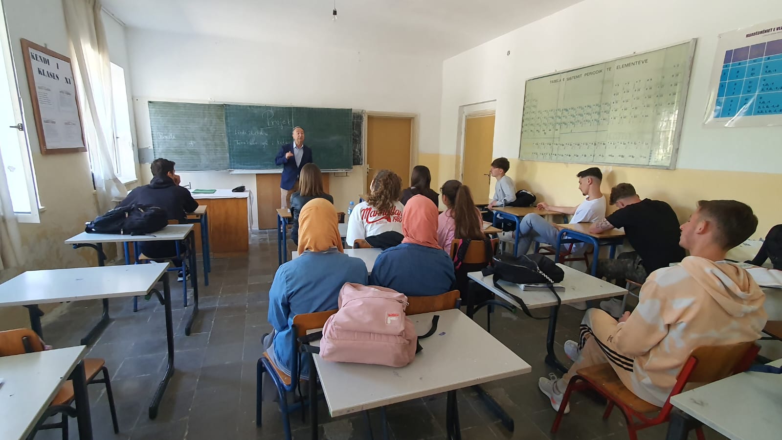 Horizont EU organizon orë edukative në shkollën e Mesme te Pergjitheshme “Jani Nushi”